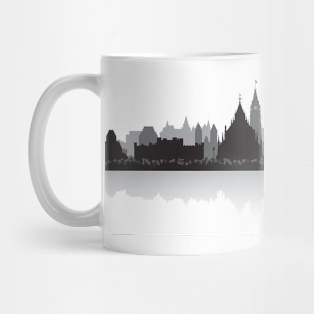 Ottawa Black/White City Scape by Blik's Store